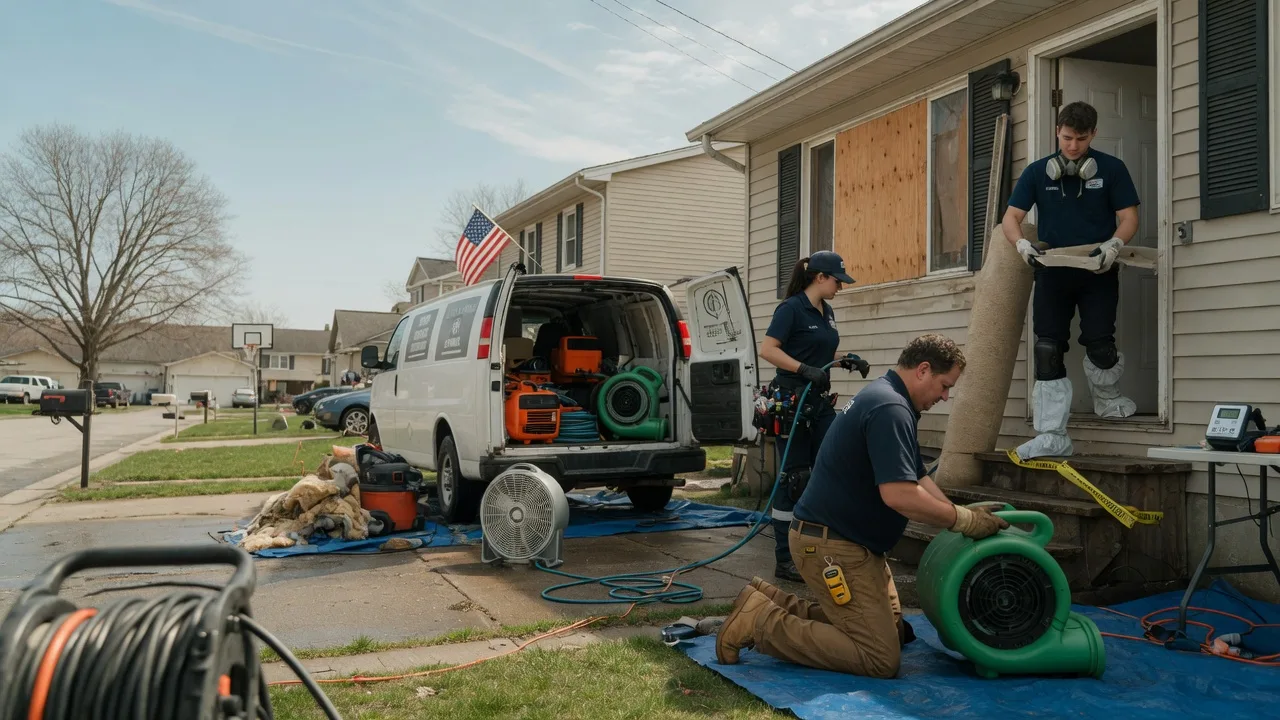 Water Damage Restoration in Aristes, PA near me